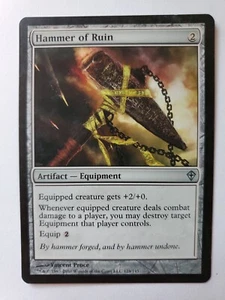 MTG Magic The Gathering Card Hammer of Ruin Artifact Equipment Worldwake - Picture 1 of 2