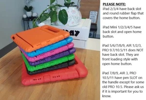EVA FOAM Kids Heavy Duty Tough Case Cover Stand iPad MINI 1 | 2 | 3 | 4 | 5 MELB - Picture 1 of 23
