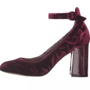 Zapatos de tacón bloque Marc Fisher ISSA púrpura Reino Unido 7,5 EE. UU. 9 - Imagen 1 de 13