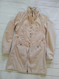 Women's Greenstone Stretch Bodice Style Rain Trench Coat Beige Size 36 UK Small - Picture 1 of 12