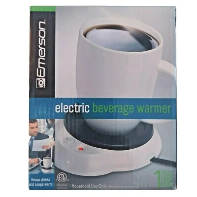 Emerson Intertek Electric Beverage Drink Coffee Soup Warmer Home Office Desk  - Image 1 of 4