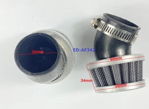 35mm Air Filter for 50 70 90 ATV Dirt & Bike Honda Kawasaki Suzuki Yamaha   - Picture 1 of 4