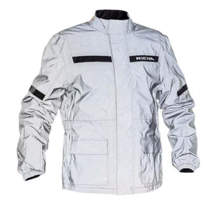 Richa Rain Flare Reflective Hi-vis Motorcycle Waterproof Over Jacket - Picture 1 of 2