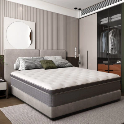 10"12"14" Mattress Twin Full Queen King Size Medium Firm Memory Foam Bed in Box - Image 1 of 4