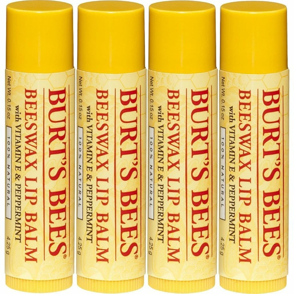 Burt's Bees 0.15oz Beeswax Lip Balm - 4 loose Pack