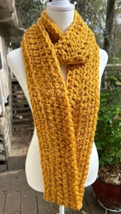 Infinity Kreis Schal ~ 4x84 ~ Butterscotch!  Sperrige klobige weiche warme Wolle leicht - Bild 1 von 7