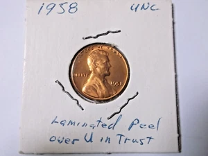 1958 Lincoln Cent Error - Picture 1 of 10