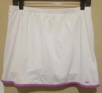 Wilson Women's Size Medium Athletic Tennis Golf Skort. Purple/White. Inseam 14" - Image 1 of 4