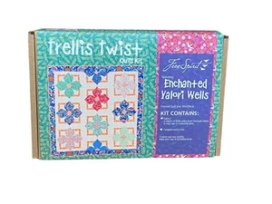 Edredón Valori Wells enrejado giratorio 9,5 m 12 telas 100 % algodón sin espíritu - Imagen 1 de 6