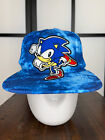 Sonic The HedgeHog Hat Cap Snap Back Youth One Size Blue Tie Dye SEGA OSFM A