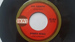 RIGOBERTO ROSALES - Dos Piedritas / Juan Villanueva 70's RANCHERA Corrida ROVI - Picture 1 of 2