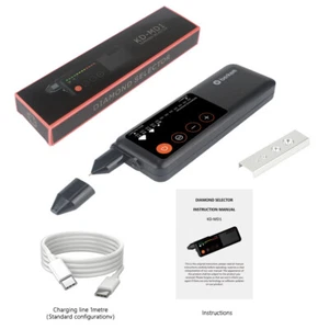 Rechargeable Diamond Tester Pen, Professional High Accuracy Jewelry Black - Picture 1 of 15