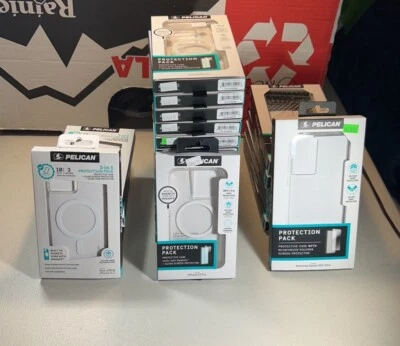 LOTE DE 27 fundas protectoras Pelican + protectores de pantalla nuevas Foto 1 de 4