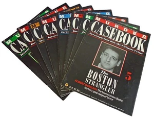 8 MURDER CASEBOOKS True Crime Books Magazines 1990s Dr Crippen Ruth Ellis Lucan - Picture 1 of 6