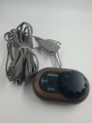 Controlador de manta eléctrica Sunbeam PAC-464S estilo K85PB marrón 3 clavijas HG47 Foto 1 de 4