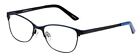 Marie Claire MC6231 Women's Square Reading Glasses Black Red 51mm +2.75 Power
