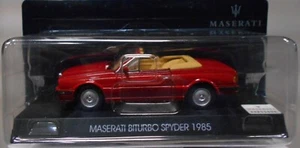 MASERATI BITURBO SPYDER 1985 OPEN 1:43 IN BLISTER SIGILLATO -MASERATI COLLECTION - Foto 1 di 6