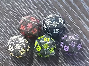 MTG , The Lost Caverns of Ixalan, Spindown D20 Dice each one (5 dice in total) - Picture 1 of 1