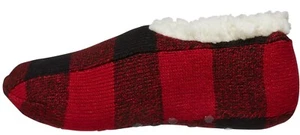 Northeast Outfitters Youth Cozy Cabin Holiday Buff Check Slipper Socks Sz 10K-4 - Picture 1 of 3