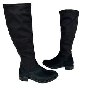 ECCO Sartorelle 25 hohe kniehohe Stiefel US 6 / EU 37 weiches Wildleder Textil zum Überziehen - Bild 1 von 15