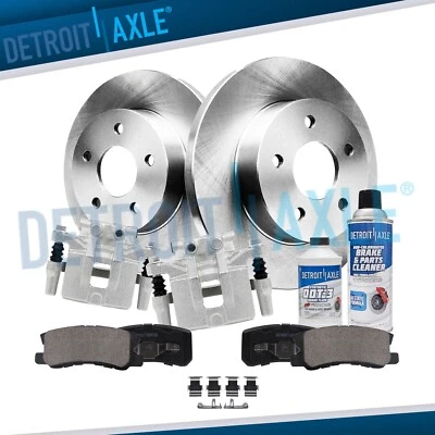 Kit de pastillas de rotores de freno de disco trasero para Avenger Calibre 200 Compass Patriot Foto 1 de 4