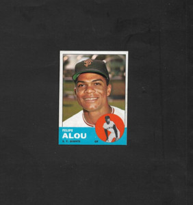 1963 Topps Baseball Card Felipe Alou #270 SF Giants Free Shipping 1 owner 60 yrs