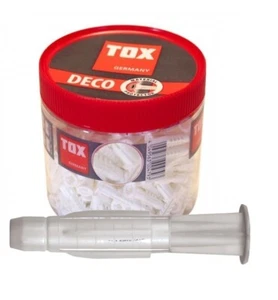 TOX Deco Allzweckdübel Hohlraumdübel Wanddübel Dübel Runddose 10/66 mm 47 Stück - Bild 1 von 3