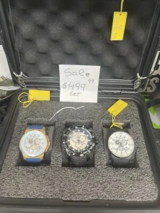 Invicta men’s watch set. Includes Two Sea Vulture Models & Venom Hybrid. - Picture 1 of 4