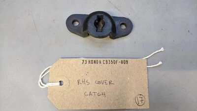 1973 Honda CB350 CB 350 F SOHC asiento RHS cubierta lateral captura, pestillo, soporte de bloqueo Foto 1 de 4