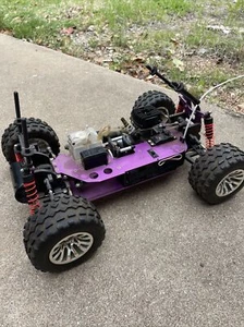 Smartech Gas Powered RC Car Chasis for Parts Only (Untested) AS-IS - Picture 1 of 11