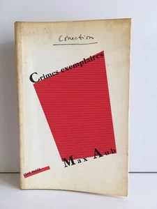 MAX AUB CRIMES EXEMPLAIRES 1990 GUIBBERT épreuve non corrigée avec corrections - Imagen 1 de 12