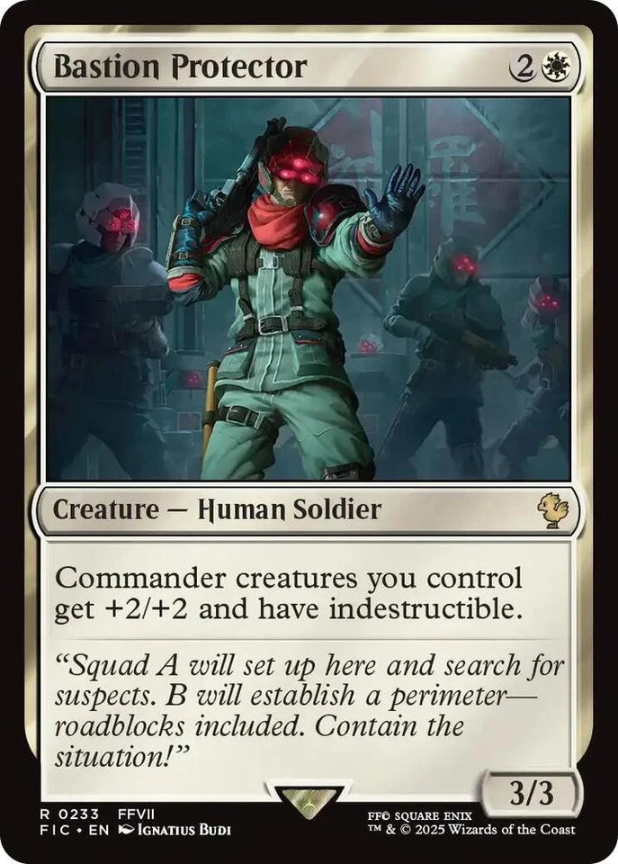 Bastion Protector (R) Commander: FINAL FANTASY 233 NM - Image 1 of 1