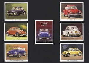 Collectors Card Set depicting CLASSIC VOLKSWAGEN VW BEETLE 1967-1980 - Karmann - Picture 1 of 1
