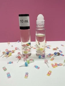 Perfume Oils For Her, 10 ml Roll on Bottles w/ Plastic Candy Inside. - Picture 1 of 4