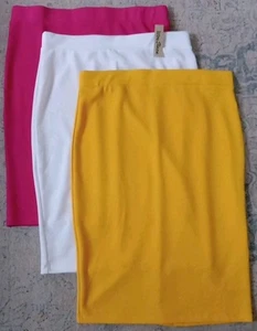 Lot Of (3) Ultra Teeze Women's Stretchy Pencil Skirts Size XL - Picture 1 of 5