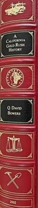 A CALIFORNIA GOLD RUSH HISTORY Bowers #216/400 w/REAL GOLD INSIDE Leather SIGNED - Picture 1 of 24