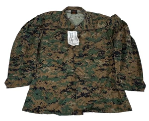 New USMC Woodland MARPAT MCCUU Uniform Blouse Shirt Medium Short - Picture 1 of 6