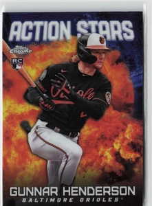 Gunnar Henderson 2023 Topps Chrome Update Action Stars - Bild 1 von 2