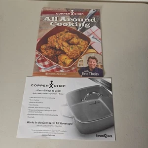 All Around Cooking Copper Chef with Eric Theiss Recipe Booklet and Instructions - Picture 1 of 5