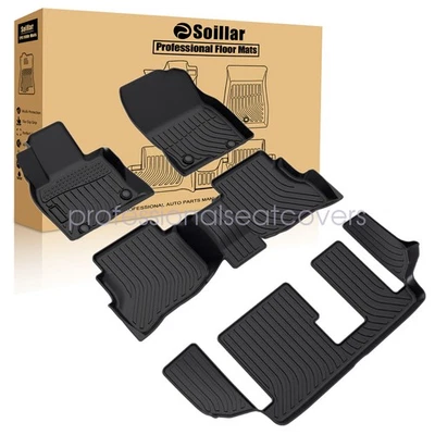 TPE Fits 2016-2023 Mazda CX-9 7 Passengers Floor Mats Liners All Weather 3 Row — 第 1/4 张图片