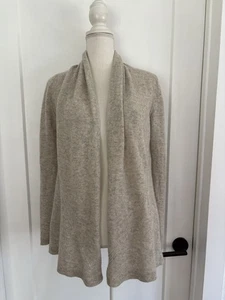 Damen Strickjacke White + Warren hellgrau meliert Trapez Größe XS - Bild 1 von 8