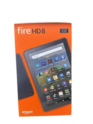 Amazon Fire HD 88 Zoll HD Display 32GB 2GB RAM Quad-Core Tablet Schwarz NEU OVP - Bild 1 von 4