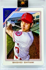 SHOHEI OHTANI RARE SSP GOLD FOIL GALLERY INVESTMENT CARD TOPPS ANGELS MVP - Picture 1 of 1