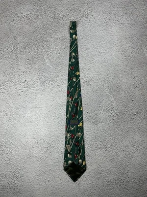 Corbata vintage Chaps Ralph Lauren seda estilo dinero antiguo Foto 1 de 4