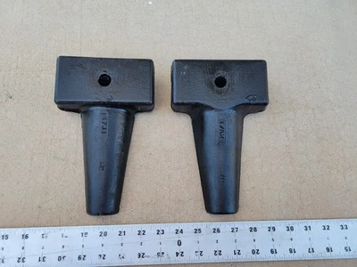 99-07 Ford F250 F350 OE Juego de bloques de elevación espaciador de resorte de hoja 1-78" 2C34-5598 par Foto 1 de 4