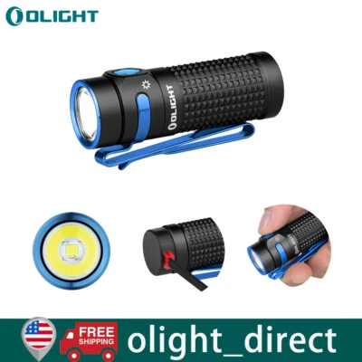 Olight Baton 4 1300 Lumens Rechargeable Powerful EDC Small Flashlight Battery - Image 1 of 4