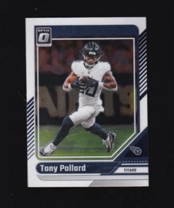 2024 Donruss Optic Tony Pollard #190 Tennessee Titans - Picture 1 of 2