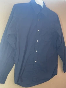 TEENS CHAPS SIZE 16 BLACK DRESS SHIRT BUTTON DOWN - Picture 1 of 4