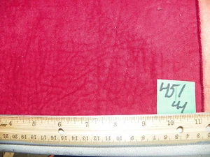 Tela de tapicería de terciopelo de microfibra roja 1 yarda F451 - Imagen 1 de 1