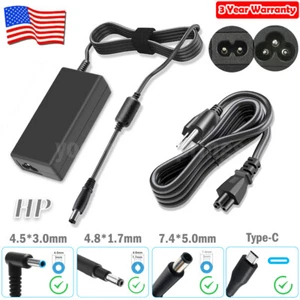 AC Adapter Charger For HP Pavilion ENVY Chromebook EliteBook Laptop Power Supply - Picture 1 of 37